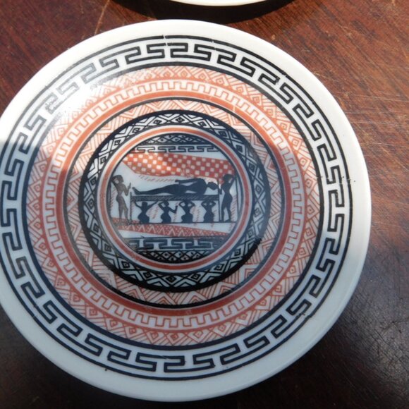 Miniature Greek Tea Set Vintage - Picture 3 of 5